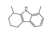 1,8-dimethyl-1,2,3,4-tetrahydro-carbazole结构式