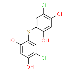 4,4'-Thiobis[6-chlororesorcinol]结构式