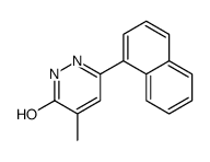 5-methyl-3-naphthalen-1-yl-1H-pyridazin-6-one结构式