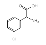 2-amino-2-(3-chlorophenyl)acetic acid structure
