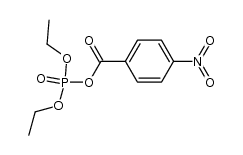 p-Nitrobenzoyldiethylphosphat结构式