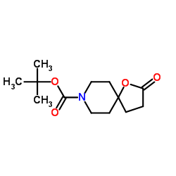 tert-butyl 2-oxo-1-oxa-8-azaspiro[4.5]decane-8-carboxylate structure