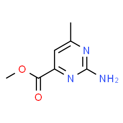 4-Pyrimidinecarboxylicacid,2-amino-6-methyl-,methylester(9CI) Structure