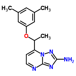 7-[1-(3,5-Dimethylphenoxy)ethyl][1,2,4]triazolo[1,5-a]pyrimidin-2-amine picture