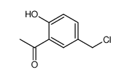 1-(5-Chloromethyl-2-hydroxy-phenyl)-ethanone Structure