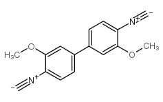 4,4'-diisocyano-3,3'-dimethoxybiphenyl Structure