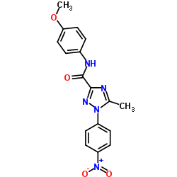 N-(4-Methoxyphenyl)-5-methyl-1-(4-nitrophenyl)-1H-1,2,4-triazole-3-carboxamide Structure