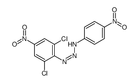 N-[(2,6-dichloro-4-nitrophenyl)diazenyl]-4-nitroaniline Structure