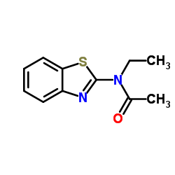 Acetamide, N-2-benzothiazolyl-N-ethyl- (9CI)结构式