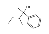 3-methyl-2-phenyl-pentan-2-ol结构式