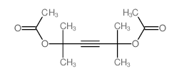 3-Hexyne-2,5-diol,2,5-dimethyl-, 2,5-diacetate结构式