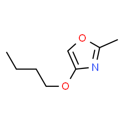 Oxazole, 4-butoxy-2-methyl- (9CI) structure