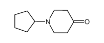 1- 环己基 -4- 哌啶酮结构式