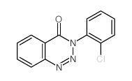 8-(2-chlorophenyl)-8,9,10-triazabicyclo[4.4.0]deca-1,3,5,9-tetraen-7-one结构式