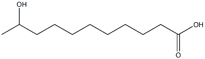 (+)-10-Hydroxyundecanoic acid结构式