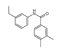 Benzamide, N-(3-ethylphenyl)-3,4-dimethyl- (9CI) structure