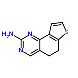 5,6-Dihydrothieno[2,3-h]quinazolin-2-amine Structure