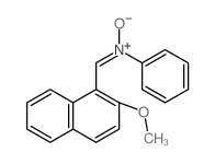 (2-methoxynaphthalen-1-yl)methylidene-oxido-phenyl-azanium Structure