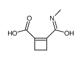 1-Cyclobutene-1-carboxylic acid,2-[(methylamino)carbonyl]- structure