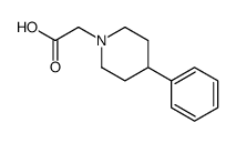 (4-Phenyl-1-piperidinyl)acetic acid Structure