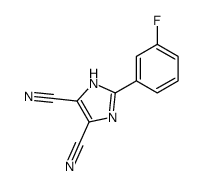 2-(3-fluorophenyl)-1H-imidazole-4,5-dicarbonitrile Structure