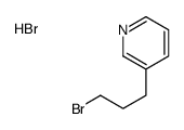 3-(3-Bromopropyl)pyridine Hydrobromide Structure
