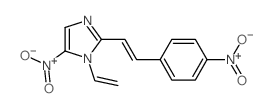 1-ethenyl-5-nitro-2-[2-(4-nitrophenyl)ethenyl]imidazole picture
