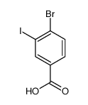 3-碘-4-溴苯甲酸结构式