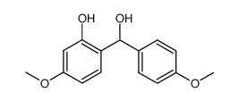 2-(hydroxy(4-methoxyphenyl)methyl)-5-methoxyphenol Structure