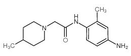 N-(4-Amino-2-methyl-phenyl)-2-(4-methyl-piperidin-1-yl)-acetamide structure