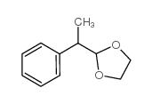 2-(1-苯基乙基)-1,3-二氧戊环结构式