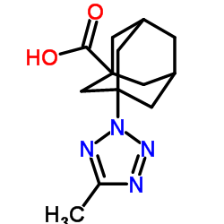 3-(5-Methyl-2H-tetrazol-2-yl)-1-adamantanecarboxylic acid picture