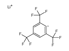 lithium,1,3,5-tris(trifluoromethyl)benzene-6-ide结构式