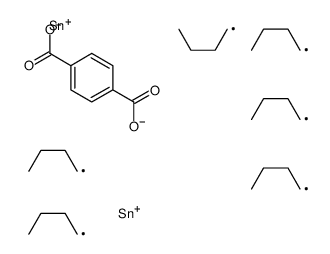 [(terephthaloylbis(oxy)]bis(tributylstannane) structure