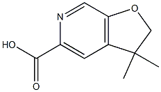 3,3-dimethyl-2,3-dihydrofuro[2,3-c]pyridine-5-carboxylic acid structure