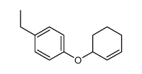 1-cyclohex-2-en-1-yloxy-4-ethylbenzene Structure