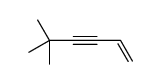 5,5-dimethylhex-1-en-3-yne结构式