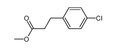 Benzenepropanoic acid, 4-chloro-, Methyl ester structure