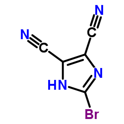 2-Bromo-1H-imidazole-4,5-dicarbonitrile Structure
