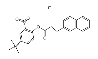 4-trimethylammonio-6-nitrophenyl-3-(2-naphthyl)-propionate iodide Structure