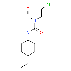 1-(2-Chloroethyl)-3-(4β-ethylcyclohexan-1α-yl)-1-nitrosourea结构式