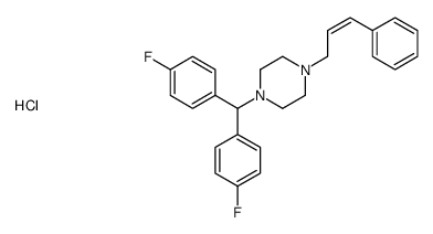 (Z)-1-[bis(4-fluorophenyl)methyl]-4-(cinnamyl)piperazine hydrochloride picture