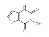 3-hydroxy-9-thia-3,5-diazabicyclo[4.3.0]nona-7,10-diene-2,4-dione Structure