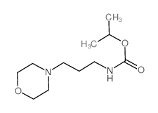 propan-2-yl N-(3-morpholin-4-ylpropyl)carbamate结构式