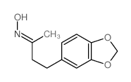 (NZ)-N-(4-benzo[1,3]dioxol-5-ylbutan-2-ylidene)hydroxylamine structure