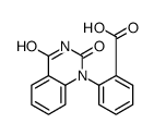 2-(2,4-dioxoquinazolin-1-yl)benzoic acid结构式