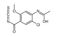 4-acetamido-5-chloro-2-methoxybenzoyl isothiocyanate Structure