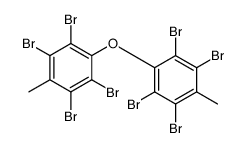 1,2,4,5-tetrabromo-3-methyl-6-(2,3,5,6-tetrabromo-4-methylphenoxy)benzene结构式