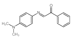 2-(4-dimethylaminophenyl)imino-1-phenyl-ethanone结构式