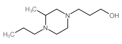 3-(3-methyl-4-propyl-piperazin-1-yl)propan-1-ol Structure